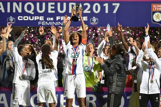 Lyon vainqueur de la coupe de France FOOTBALL : Paris SG - Lyon - Finale Coupe de France Feminines - 19 05 2017 BrunoPerrel Panoramic BrunoP 