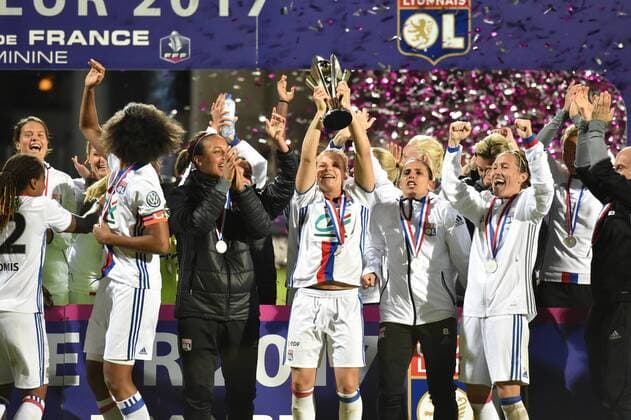 Lyon vainqueur de la coupe de France FOOTBALL : Paris SG - Lyon - Finale Coupe de France Feminines - 19 05 2017 BrunoPerrel Panoramic BrunoP 