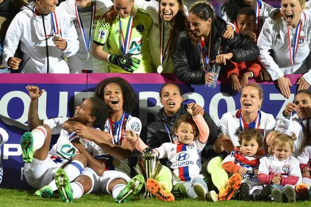 Lyon vainqueur de la coupe de France FOOTBALL : Paris SG - Lyon - Finale Coupe de France Feminines - 19 05 2017 BrunoPerrel Panoramic BrunoP 