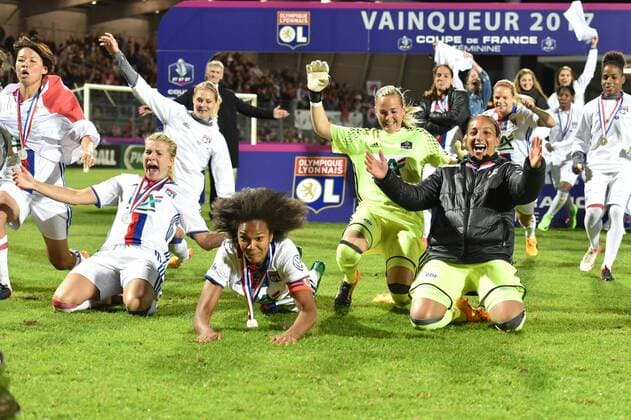 Lyon vainqueur de la coupe de France FOOTBALL : Paris SG - Lyon - Finale Coupe de France Feminines - 19 05 2017 BrunoPerrel Panoramic BrunoP 