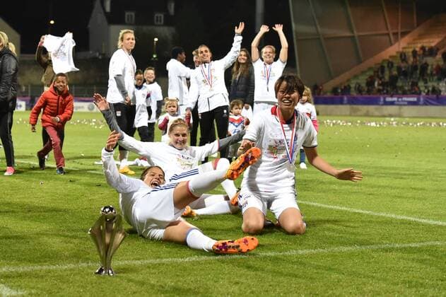 Lyon vainqueur de la coupe de France FOOTBALL : Paris SG - Lyon - Finale Coupe de France Feminines - 19 05 2017 BrunoPerrel Panoramic BrunoP 