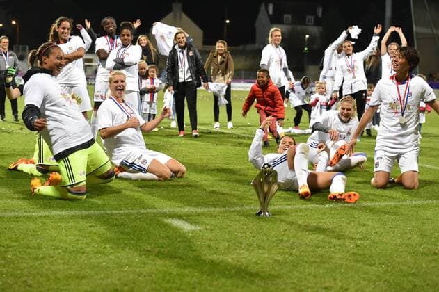 Lyon vainqueur de la coupe de France FOOTBALL : Paris SG - Lyon - Finale Coupe de France Feminines - 19 05 2017 BrunoPerrel Panoramic BrunoP 