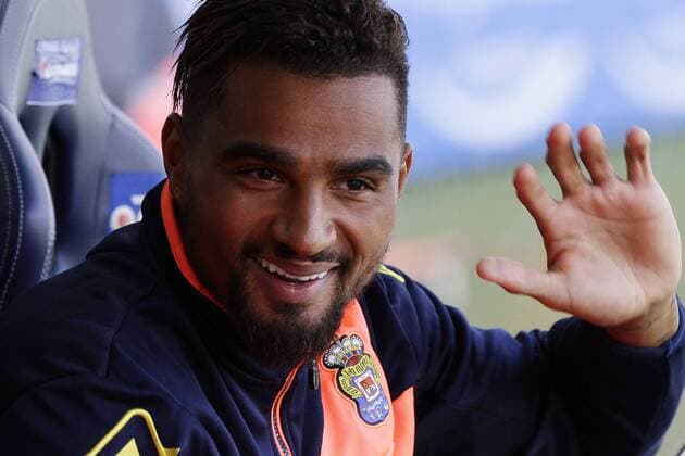 May 20, 2017 - A Coruna, A Coruna, Spain - Prince Boateng midfielder of Union Deportiva Las Palmas (7) during the La Liga Santander match between Deportivo de La Coruna and Union Deportiva Las Palmas at Riazor Stadium on May 20, 2017 in A Coruna, Spain. Deportivo de La Coruna v UD Las Palmas - La Liga  - ZUMAn230 20170520_zaa_n230_737 Copyright: xJosexManuelxAlvarezxReyx