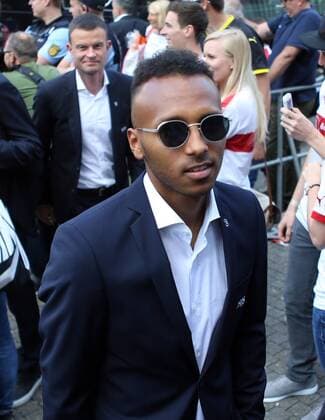 VfB Stuttgart Empfang Rathaus Meisterschaft 2. Bundesliga Deutschland, Stuttgart, 22.05.2017, Fussball, 2. Bundesliga, Saison 2016 2017, VfB Stuttgart Empfang Rathaus Meisterschaft 2. Bundesliga: Julian Green.