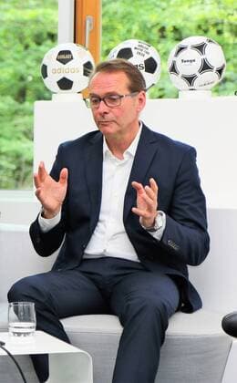 23.05.2017 Frankfurt am Main, DFB Zentrale Frauennationalmannschaft und Commerzbank starten TV-Kampagne zur EM in den Niederlanden Bild zeigt: Uwe Hellmann, Leiter Brand Management der Commerzbank