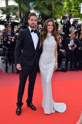 70th Cannes Film Festival - Premiere of MISE A MORT DU CERF SACRE Izabel Goulart;Kevin Trapp Cannes France  519946