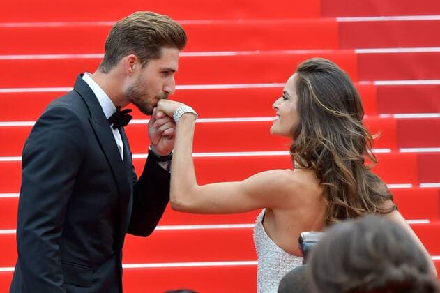 70th Cannes Film Festival - Premiere of MISE A MORT DU CERF SACRE Izabel Goulart;Kevin Trapp Cannes France  519946