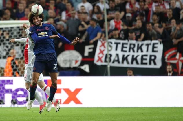 SOCCER - UEFA EL, Ajax vs Manchester SOLNA,SWEDEN,24.MAY.17 - SOCCER - UEFA Europa League, final, Ajax Amsterdam vs Manchester United ManU Image shows Ander Herrera (Manchester). GEPAxpictures xAndreasxPranter
