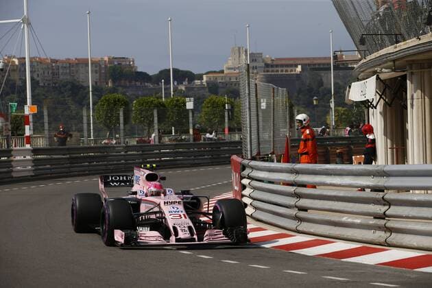 Motorsports: FIA Formula One World Championship WM Weltmeisterschaft 2017, Grand Prix of Monaco, 31 Esteban Ocon (FRA, Sahara Force India F1 Team), Monte Carlo Monaco xHOCHxZWEIx