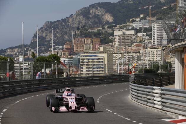 Motorsports: FIA Formula One World Championship WM Weltmeisterschaft 2017, Grand Prix of Monaco, 11 Sergio Perez (MEX, Sahara Force India F1 Team), Monte Carlo Monaco xHOCHxZWEIx