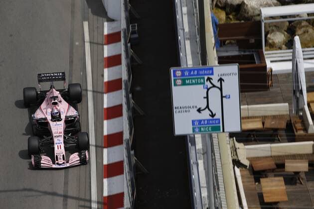 Motorsports: FIA Formula One World Championship WM Weltmeisterschaft 2017, Grand Prix of Monaco, 11 Sergio Perez (MEX, Sahara Force India F1 Team), Monte Carlo Monaco xHOCHxZWEIx