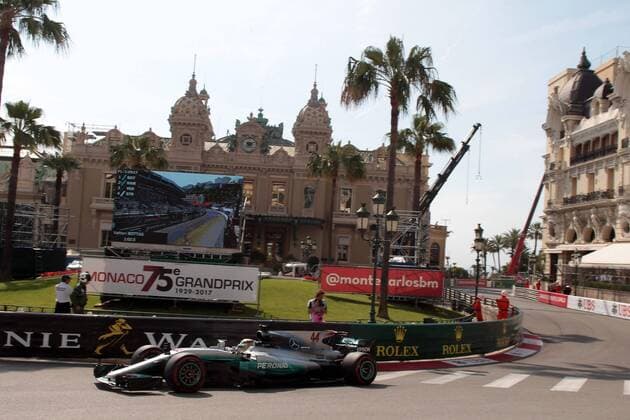 Monaco Grand Prix, Monte Carlo 24 - 28 May 2017 25.05.2017 - Free Practice 1, Lewis Hamilton (GBR) Mercedes AMG F1 W08 