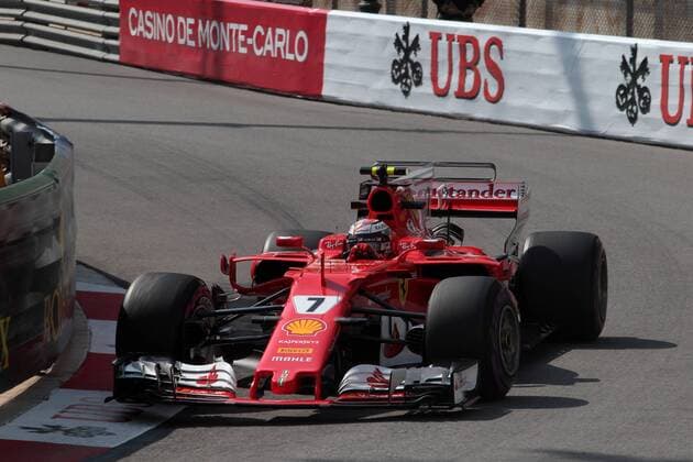 Monaco Grand Prix, Monte Carlo 24 - 28 May 2017 25.05.2017 - Free Practice 1, Kimi Raikkonen (FIN) Scuderia Ferrari SF70H 
