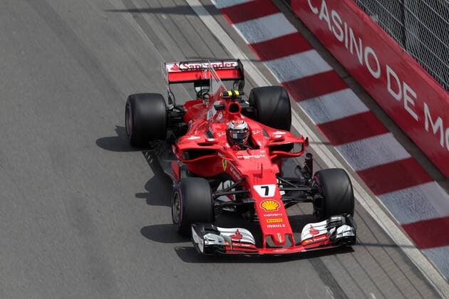 Monaco Grand Prix, Monte Carlo 24 - 28 May 2017 25.05.2017 - Free Practice 1, Kimi Raikkonen (FIN) Scuderia Ferrari SF70H 