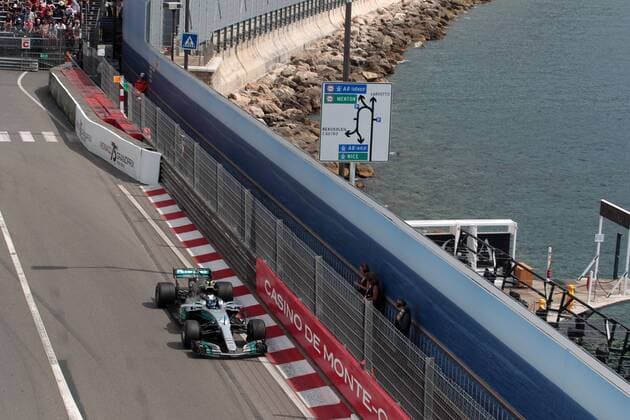 Monaco Grand Prix, Monte Carlo 24 - 28 May 2017 25.05.2017 - Free Practice 1, Valtteri Bottas (FIN) Mercedes AMG F1 W08 