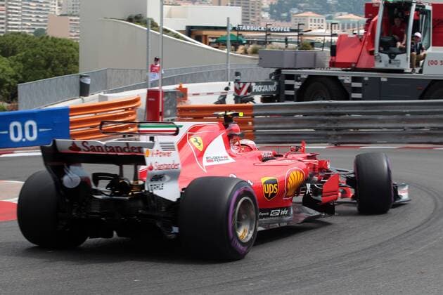 Monaco Grand Prix, Monte Carlo 24 - 28 May 2017 25.05.2017 - Free Practice 1, Kimi Raikkonen (FIN) Scuderia Ferrari SF70H 