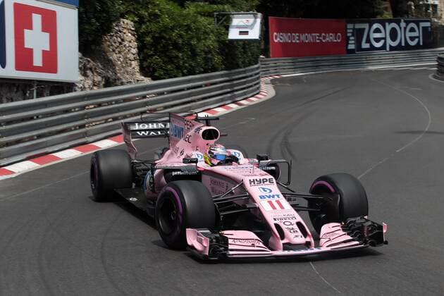Monaco Grand Prix, Monte Carlo 24 - 28 May 2017 25.05.2017 - Free Practice 1, Sergio Perez (MEX) Sahara Force India F1 VJM010 