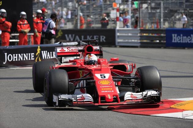Monaco Grand Prix, Monte Carlo 24 - 28 May 2017 25.05.2017 - Free Practice 1, Sebastian Vettel (GER) Scuderia Ferrari SF70H 