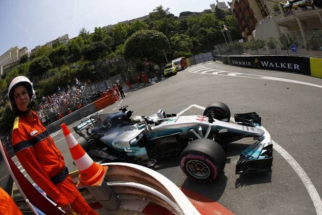 Motorsports: FIA Formula One World Championship WM Weltmeisterschaft 2017, Grand Prix of Monaco, 44 Lewis Hamilton (GBR, Mercedes AMG Petronas F1 Team), Monte Carlo Monaco xHOCHxZWEIx
