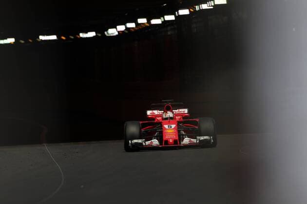 Monaco Grand Prix, Monte Carlo 24 - 28 May 2017 25.05.2017 - Free Practice 2, Sebastian Vettel (GER) Scuderia Ferrari SF70H 