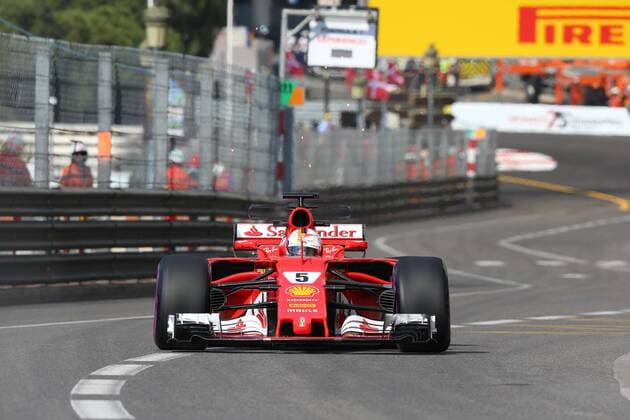 Sebastian Vettel, Scuderia Ferrari, formula 1 GP, Monaco 25.05.2017 Photo:mspb Jean Pentin Sebastian Vettel, formula 1 GP, Monaco