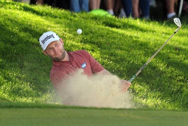 Golf - 2017 BMW PGA Golf Herren Championship - West Course, Wentworth Branden Grace of South Africa, during the first round. COLORSPORT ANDREW COWIE 