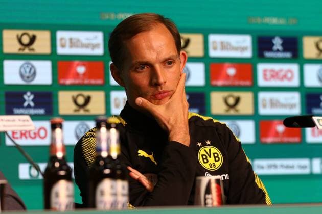 Fussball, Herren, Saison 2016 17, DFB-Pokal Finale, Pressekonferenz, Cheftrainer Thomas Tuchel (Borussia Dortmund), 26.05.17, Copyright: xMichaelxHundtx xMatthiasxKochx