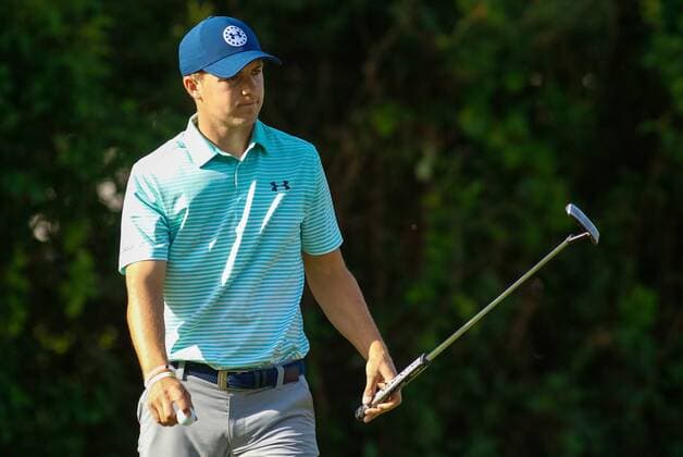 May 26, 2017 - Fort Worth, TX, USA - Jordan Spieth walks off the 11th green with bogey during the second round of the Dean & DeLuca Invitational golf tournament at Colonial Country Club Friday, May 26, 2017 in Fort Worth, Texas. Colonial - ZUMAm67_ 20170526_zaf_m67_002 Copyright: xRayxCarlinx