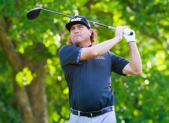 May 26, 2017 - Fort Worth, TX, USA - Pat Perez tees off on the 12th hole during the second round of the Dean & DeLuca Invitational golf tournament at Colonial Country Club Friday, May 26, 2017 in Fort Worth, Texas. Colonial - ZUMAm67_ 20170526_zaf_m67_003 Copyright: xRayxCarlinx