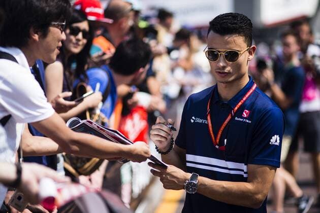 May 26, 2017 - Monaco, Monaco - 94 WEHRLEIN Pascal from Germany of Sauber F1 C36 signing autographs to the fans during the Monaco Grand Prix of the FIA Formula 1 championship, at Monaco on 26th of 2017. F1 Grand Prix of Monaco - Previews  - ZUMAn230 20170526_zaa_n230_253 Copyright: xXavierxBonillax