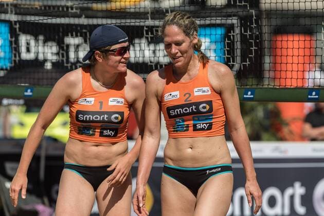 smart Cup Nuernberg - smart Beach Tour 2017, 27.05.2017 Melanie Gernert (VCO Berlin), Tatjana Zautys (SV Winnenden Krutzkamboo); smart Cup Nuernberg - smart Beach Tour 2017 am 27.05.2017, Nuernberg. xPWx