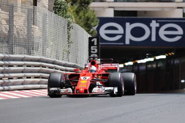 Monaco Grand Prix, Monte Carlo 24 - 28 May 2017 27.05.2017 - Free Practice 3, Sebastian Vettel (GER) Scuderia Ferrari SF70H 