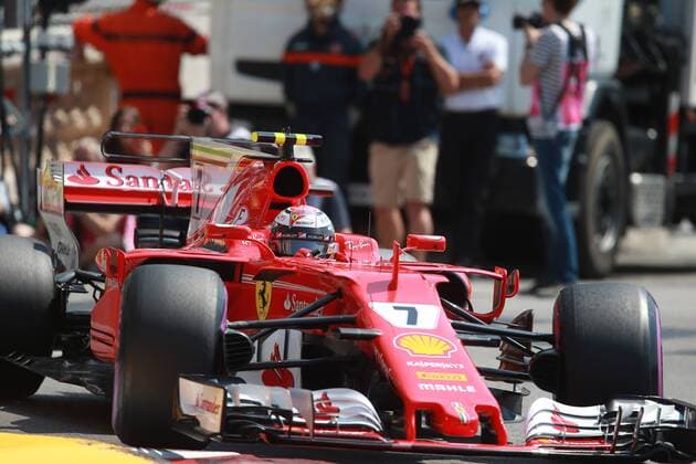 Monaco Grand Prix, Monte Carlo 24 - 28 May 2017 27.05.2017 - Free Practice 3, Kimi Raikkonen (FIN) Scuderia Ferrari SF70H 