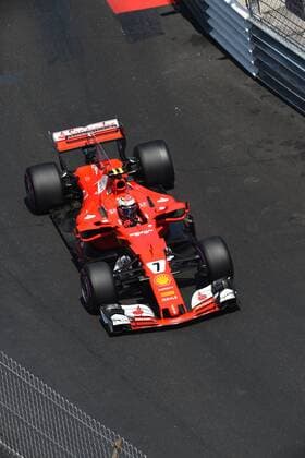 Kimi Raikkoenen (Scuderia Ferrari) mit seinem Auto auf der Strecke, Grosser Preis von Monaco 2017, Motorsport, Formel 1, Qualifikation, 27.05.2017, Monte Carlo Copyright: xAndre Eibner-Pressefotox EP_JAE