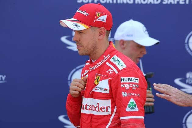 Sebastian Vettel (Scuderia Ferrari) etwas enttaeuscht, Grosser Preis von Monaco 2017, Motorsport, Formel 1, Qualifikation, 27.05.2017, Monte Carlo Copyright: xAndre Eibner-Pressefotox EP_JAE