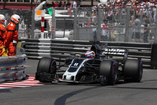 Monaco Grand Prix, Monte Carlo 24 - 28 May 2017 27.05.2017 - Qualifying, Romain Grosjean (FRA) Haas F1 Team VF-17 