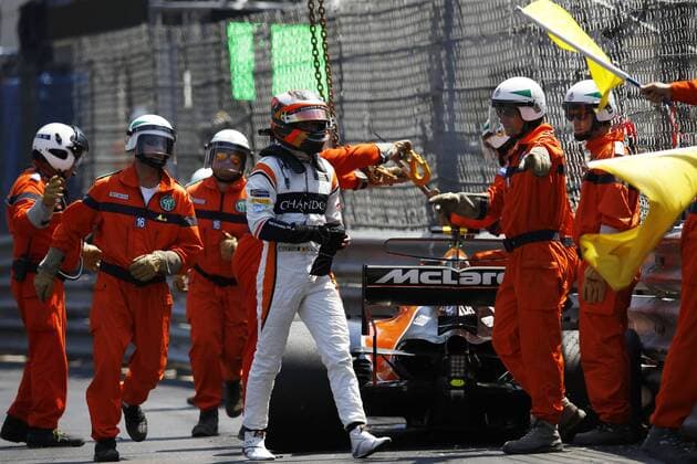 Motorsports: FIA Formula One World Championship WM Weltmeisterschaft 2017, Grand Prix of Monaco, 2 Stoffel Vandoorne (BEL, McLaren Honda), Monte Carlo Monaco xHOCHxZWEIx