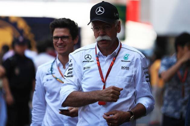 May 27th 2017, Monaco; F1 Grand Prix of Monaco Friday qualifying sessions day; Dr Dieter Zetsche, Chairman of the Board of Management of Daimler AG and Head of Mercedes-Benz Cars xLeannexBoonx  ActionPlus11883974