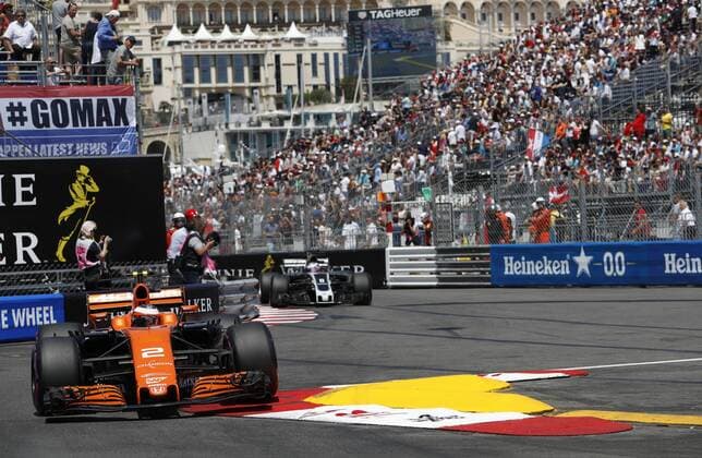 Motorsports: FIA Formula One World Championship WM Weltmeisterschaft 2017, Grand Prix of Monaco, 2 Stoffel Vandoorne (BEL, McLaren Honda), Monte Carlo Monaco xHOCHxZWEIx