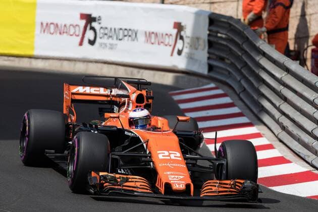 Jenson Button, McLaren Honda, formula 1 GP, Monaco 27.05.2017 Photo:mspb Lukas Gorys Jenson Button, formula 1 GP, Monaco