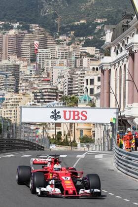 Sebastian Vettel, Scuderia Ferrari, formula 1 GP, Monaco 27.05.2017 Photo:mspb Lukas Gorys Sebastian Vettel, formula 1 GP, Monaco