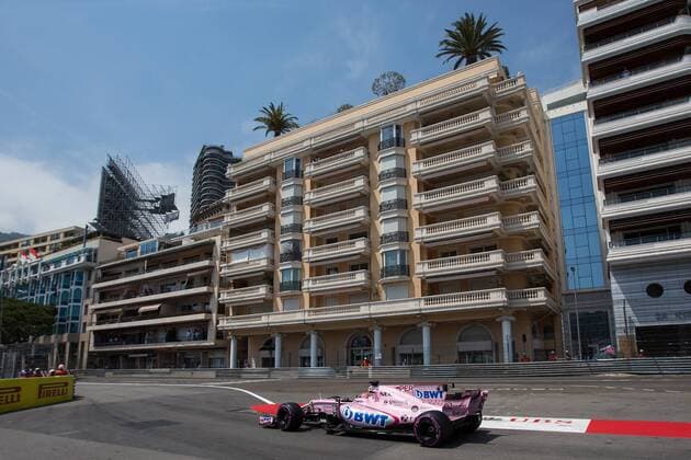 Sergio Perez, Sahara Force India F1, formula 1 GP, Monaco 27.05.2017 Photo:mspb Lukas Gorys Sergio Perez, formula 1 GP, Monaco