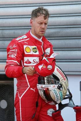 Sebastian Vettel (Scuderia Ferrari) enttaeuscht nach dem zweiten Platz, Grosser Preis von Monaco 2017, Motorsport, Formel 1, Qualifikation, 27.05.2017, Monte Carlo Copyright: xAndre Eibner-Pressefotox EP_JAE
