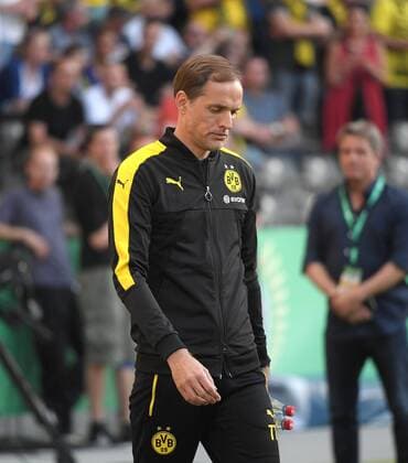 27.05.2017, Fussball GER, DFB Pokal, Finale, Eintracht Frankfurt - Borussia Dortmund, Trainer Thomas Tuchel (Borussia Dortmund)