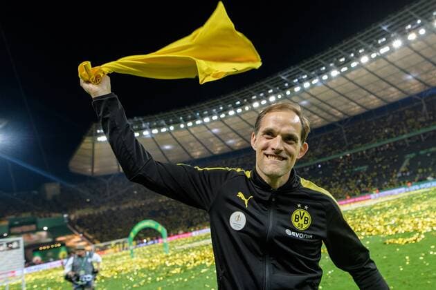 Thomas Tuchel - Stationen als Trainer, Borussia Dortmund 2015 - 2017 Trainer Thomas Tuchel (Borussia Dortmund) beim DFB Pokalfinale zwischen Eintracht Frankfurt und Borussia Dortmund am 27.05.2017, Berlin Copyright: xSchueler xEibner-Pressefotox EP_jse