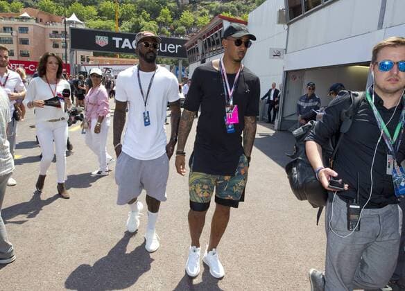 Monaco, Monte Carlo - May 28, 2017: FIA Formula One World Championship WM Weltmeisterschaft Monaco F1 Grand Prix, Jerome Boateng Monaco F1 Grand Prix 2017, Jerome Boateng
