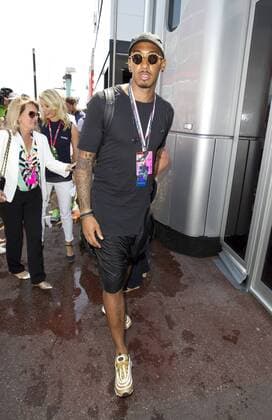 Monaco, Monte Carlo - May 28, 2017: FIA Formula One World Championship WM Weltmeisterschaft Monaco F1 Grand Prix, Jerome Boateng Monaco F1 Grand Prix 2017, Jerome Boateng