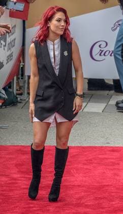 Dancing With The Stars Star Sharna Burgess on the Red Carpet prior to the 2017 Indianapolis 500, at the Indianapolis Motor Speedway on May 28, 2017 in Indianapolis, Indiana.  IND2017052805 EDWINxLOCKE