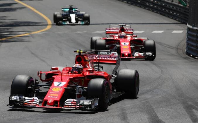 Kimi Raiikkoenen, Sebastian Vettel, Scuderia Ferrari, formula 1 GP, Monaco 28.05.2017 Photo:mspb Jean Pentin Kimi Raiikkoenen, Sebastian Vettel, formula 1 GP, Monaco