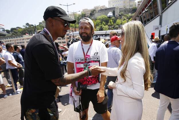 Motorsports: FIA Formula One World Championship WM Weltmeisterschaft 2017, Grand Prix of Monaco, Jerome Boateng, Paul Ripke, Vivian Rosberg Monte Carlo Monaco xHOCHxZWEIx